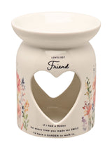 Next Widdop White Friend Wax Melt Burner- Buy online at McGrocer