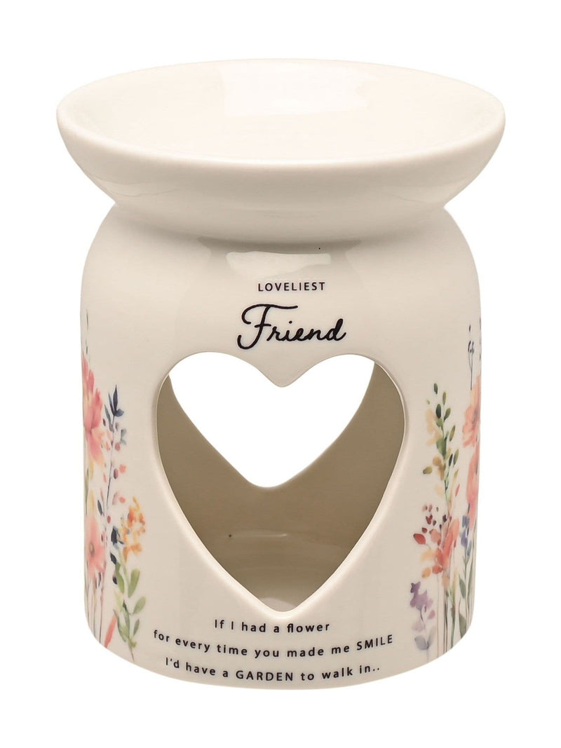 Widdop White Friend wax melt burner, imported from the UK
