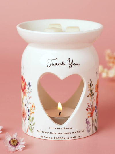 Next Widdop Thank You Ceramic Wax Melt Burner- Buy online at McGrocer