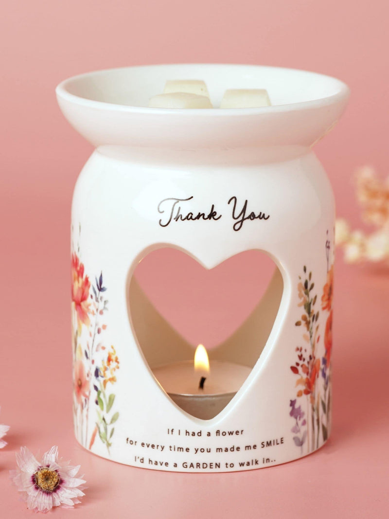 Widdop wax melt burner Thank You, imported from the UK