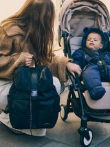 Next Finnson Elise Black Print Nappy Changing Backpack with Changing Mat- Buy online at McGrocer