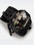 Finnson Elise black print changing backpack with mat - British product
