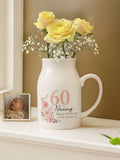 PMC floral jug vase personalised 12cm - British product