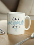 PMC personalised ceramic mug Boy Mama design, imported from the UK