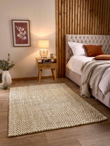 Next Origin Rugs Natural Jute Herringbone Rug- Buy online at McGrocer