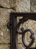 Dibor brown cast iron bracket 28cm, imported from the UK