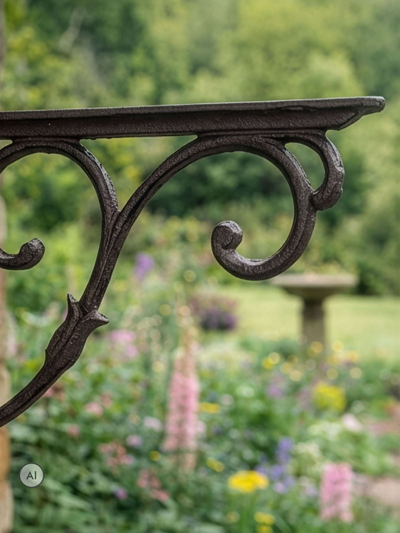 Dibor brown cast iron bracket 28cm, imported from the UK