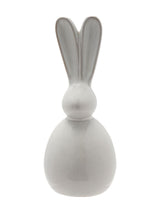 Next Widdop White Grey Ceramic Bunny Decoration 28cm- Buy online at McGrocer
