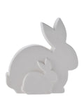 Widdop LED ceramic mum and baby bunny light 15cm (British brand)