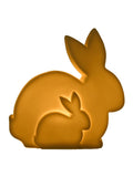 Widdop LED ceramic mum and baby bunny light 15cm (British brand)