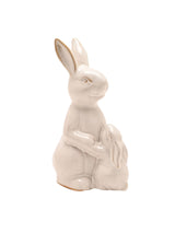 Next Widdop Cream Reactive Glaze Bunny & Baby Porcelain Figurine 18cm- Buy online at McGrocer