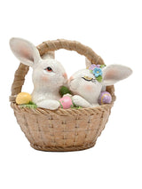 Next Widdop Brown Bunnies In A Basket Figurine- Buy online at McGrocer