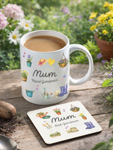 Next Personalised Gardener Mug & Coaster Set- Buy online at McGrocer