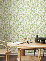 Next Hoopla Walls Soft Sage Watercolour Leaves Wallpaper Roll 10M- Buy online at McGrocer