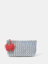 Next Accessorize Blue Crab Charm Macrame Clutch Bag- Buy online at McGrocer