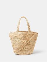 Next Accessorize Natural Embroidered Starfish Raffia Bag- Buy online at McGrocer