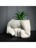 Marvel Hulk fist planter with faux plant - British product