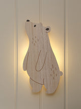 Next Lights4fun Natural Bear Children's Wall Light with Infrared Remote Control- Buy online at McGrocer