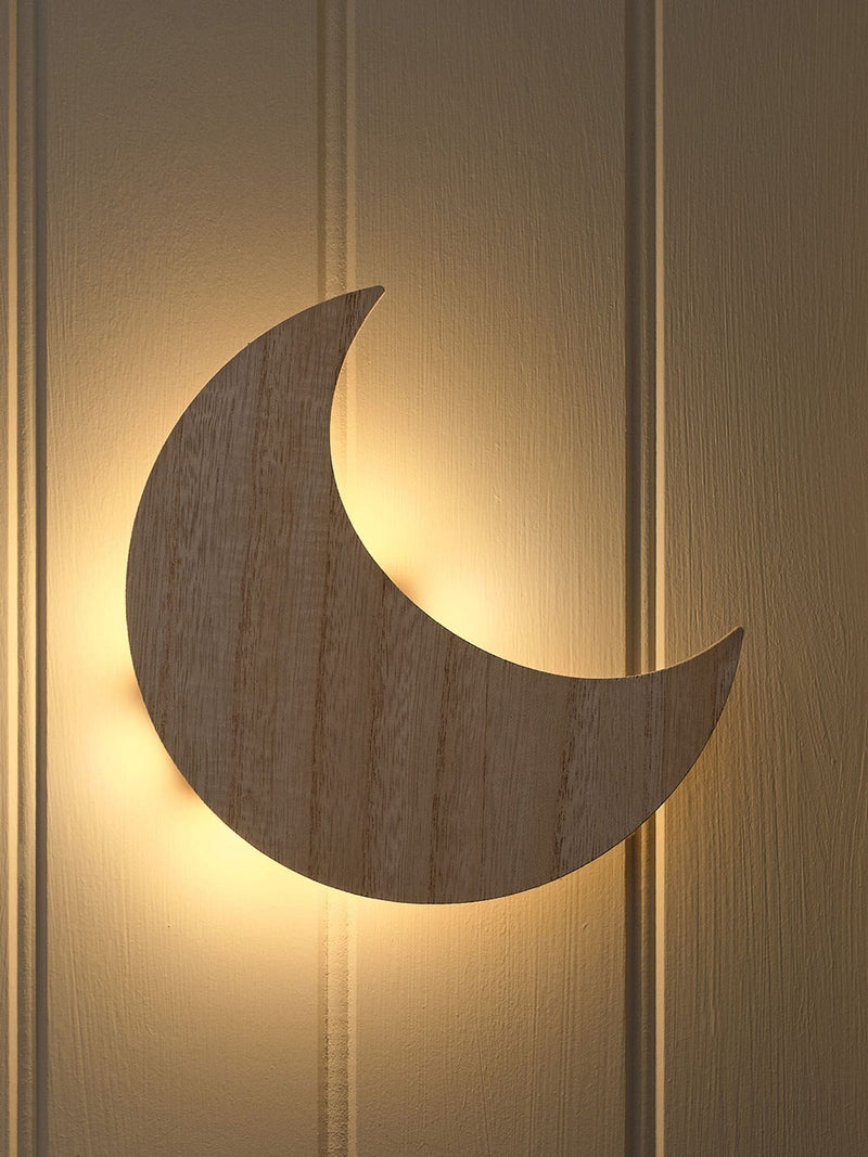 Lights4fun moon wall light 20cm, UK version