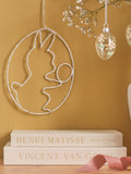 Lights4fun clear hanging LED Easter egg bunny design (British brand)