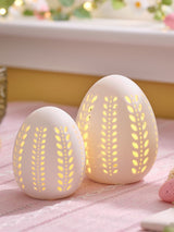 Next Lights4fun White LED Porcelain Eggs Set of 2- Buy online at McGrocer