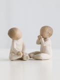 Willow Tree Two Together figurine off white stoneware - British product