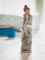 Next Willow Tree Off White Patience Figurine- Buy online at McGrocer