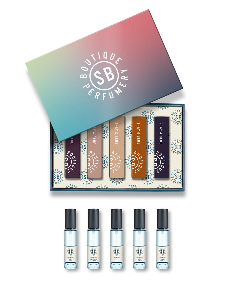 Shay & Blue fragrance discovery set 5x10ml, imported from the UK