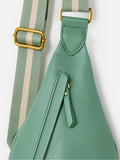 Oliver Bonas sage green belt bag, imported from the UK