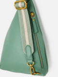 Oliver Bonas sage green belt bag, imported from the UK