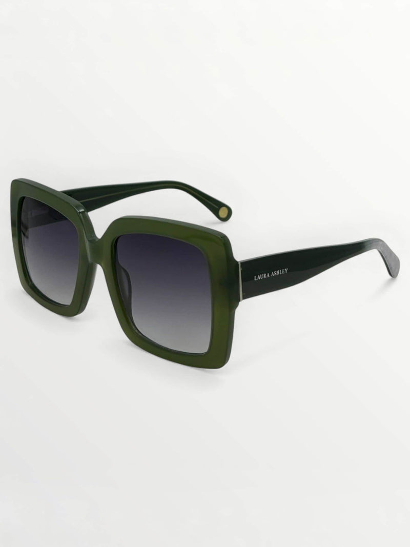 Laura Ashley oversized square sunglasses black gradient, imported from the UK