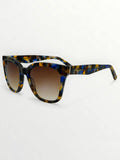 Laura Ashley brown oversized sunglasses with black gradient lenses, imported from the UK