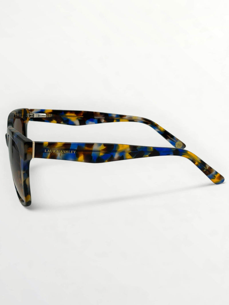 Laura Ashley brown oversized sunglasses with black gradient lenses, imported from the UK
