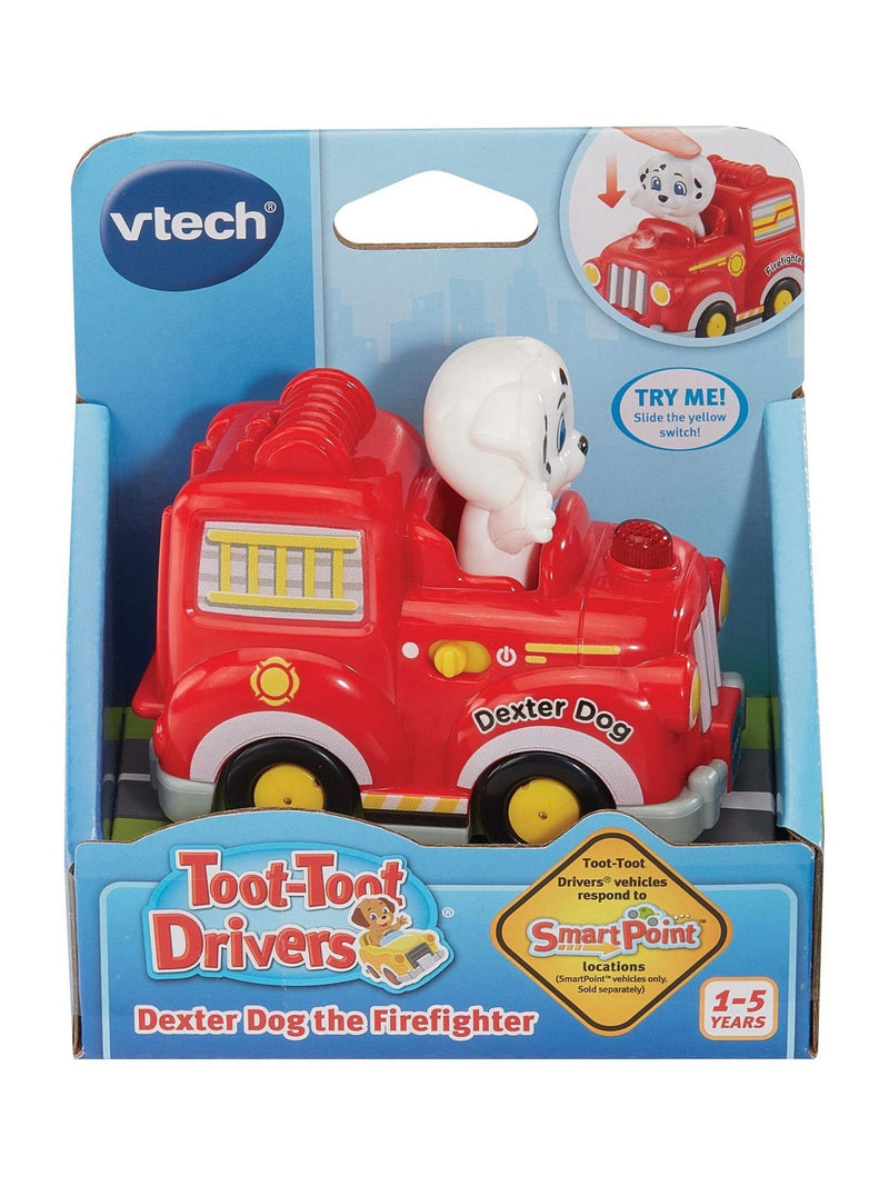 VTech Toot Drivers Dexter Firefighter Dog toy 8cm, UK version