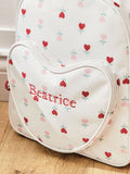 My 1st Years personalised heart pocket flower backpack (British brand)