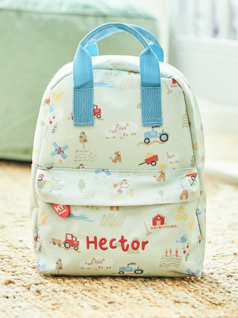 My 1st Years personalised farm mini backpack, UK version