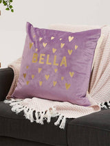 Next No Ordinary Gift Personalised Children's Name Velvet Cushion 45 x 45 cm- Buy online at McGrocer