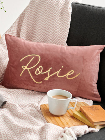 Next No Ordinary Gift Personalised Velvet Cushion 50 x 30cm- Buy online at McGrocer