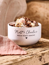 Next No Ordinary Gift Personalised Couples Movie Night Snack Bowl Ceramic 13 x 8 cm- Buy online at McGrocer