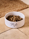 No Ordinary Gift personalised heart pet bowl, imported from the UK
