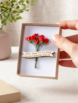 Next No Ordinary Gift Forever Roses Personalised Keepsake Preserved Rose Gift- Buy online at McGrocer