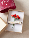 No Ordinary Gift personalised forever roses keepsake, UK version