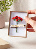 No Ordinary Gift personalised forever roses keepsake, UK version