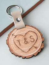 Next No Ordinary Gift Personalised Tree Slice Keyring- Buy online at McGrocer