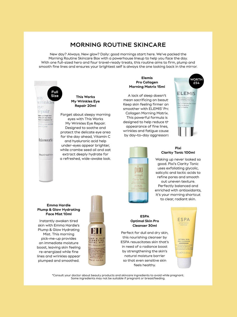 Skincare beauty box set from UK brands - British product