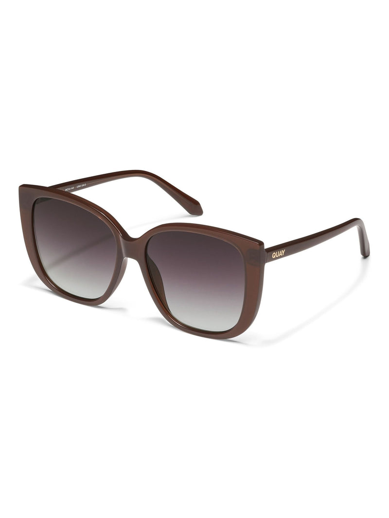 QUAY Ever After sunglasses in brown (British brand)