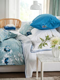 Designers Guild Delft Blue pillowcases set 250 thread count - British product