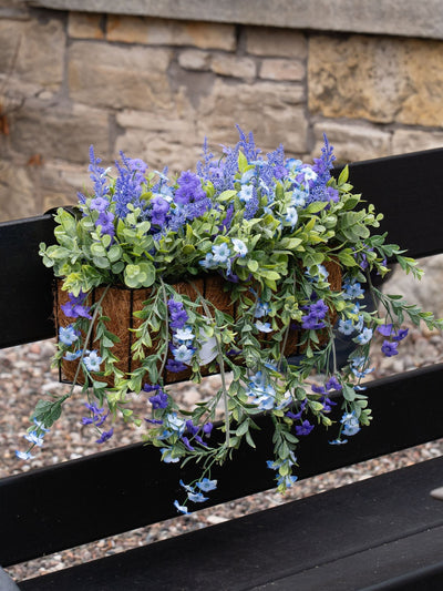 Next Scottish Everlastings Ltd Multi Mixed Trailing Artificial Outdoor Window Hanging Trough 55cm- Buy online at McGrocer