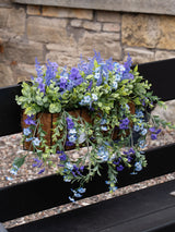 Next Scottish Everlastings Ltd Multi Mixed Trailing Artificial Outdoor Window Hanging Trough 55cm- Buy online at McGrocer