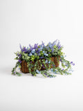 Scottish Everlastings artificial hanging trough multi mixed trailing 55cm, UK version